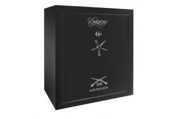 Image of Cannon Safe Armory Safe 100 Gun, Hammertone Black, 100 gun A100-H1FDC-15