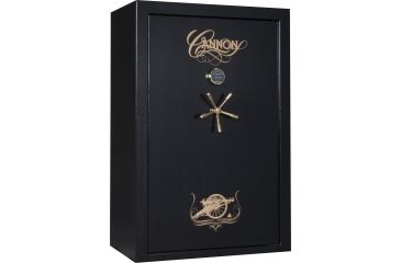 Image of Cannon Safe Deluxe 33 Fireproof Gun Safe, 60x40x24in - Hammertone, Black CA33-H1FEC-H-BLACK 