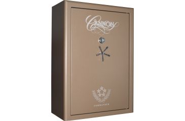 Image of Cannon Safe Commander 54 Fireproof Rifle Safe, 72x50x28in - Hammertone, Beige CO54-H3FDC-13