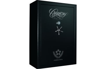 Image of Cannon Safe Commander Safe 48 Gun, Hammertone Black/Chrome, 48 gun CO54-H1FDC-15