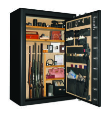 Image of Cannon Safe Commander Safe 48 Gun, Hammertone Black/Chrome, 48 gun CO54-H1FDC-15