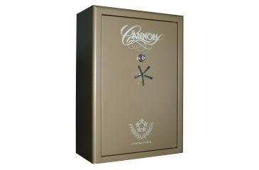 Image of Cannon Safe Commander Safe 48 Gun, Hammertone Beige/Chrome, 48 gun CO54-H3FDC-15