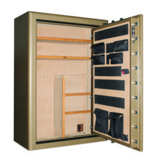 Image of Cannon Safe Commander Safe 48 Gun, Hammertone Beige/Chrome, 48 gun CO54-H3FDC-15