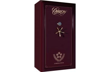 Image of Cannon Safe Commander Series 54 - Glossy, Burgundy CO54-G3FEB-BURGUNDY