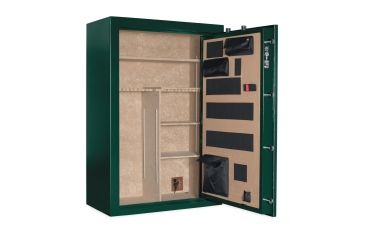 Image of Cannon Safe Deluxe 33 Fireproof Gun Safe, 60x40x24in - Hammertone, Green CA33-H4FDC-13