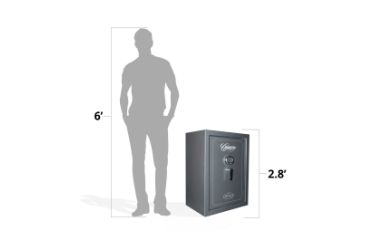 Image of Cannon Safe Office Solutions, Hammertone Deep Graphite OS8-H11HEC-15