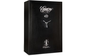 Image of Cannon Safe Patriot P40 48 Gun Electronic Safe, 59x40x22in - Hammertone Black/Chrome P40HR-H1TEC-13