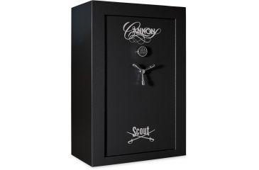 Image of Cannon Safe Scout S33 48 Gun Electronic Safe, 59x40x24in - Hammertone Black/Chrome S33-H1TEC-13
