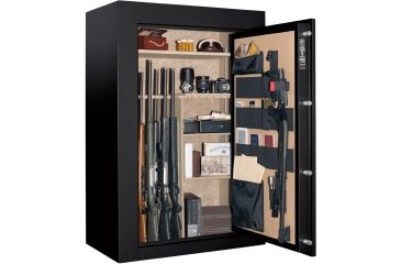 Image of Cannon Safe Scout S33 48 Gun Electronic Safe, 59x40x24in - Hammertone Black/Chrome S33-H1TEC-13