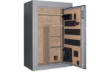 Image of Cannon Safe Scout S33 48 Gun Electronic Safe, 59x40x24in - Hammertone Gray/Chrome S33-H2TEC-13