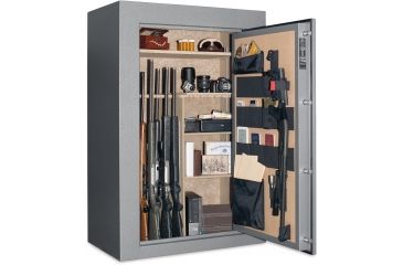 Image of Cannon Safe Scout S33 48 Gun Electronic Safe, 59x40x24in - Hammertone Gray/Chrome S33-H2TEC-13
