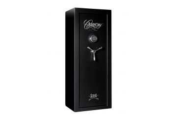 Image of Cannon Safe Scout Safe 24 Gun, Hammertone Black, 24 gun S14-H1TEC-15