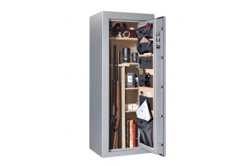Image of Cannon Safe Scout Safe 24 Gun, Hammertone Gray, 24 gun S14-H2TEC-15