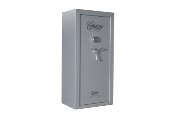 Image of Cannon Safe Scout Safe 28 Gun, Hammertone Gray, 28 gun S19-H2TEC-15
