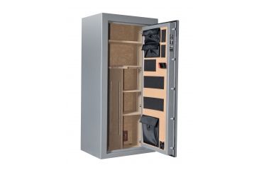 Image of Cannon Safe Scout Safe 28 Gun, Hammertone Gray, 28 gun S19-H2TEC-15