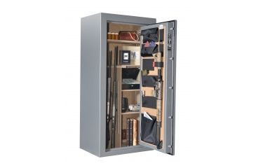 Image of Cannon Safe Scout Safe 28 Gun, Hammertone Gray, 28 gun S19-H2TEC-15