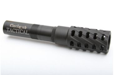 Image of Carlson's Choke Tubes 12 Gauge Tactical Muzzle Brake Choke Tube, Tru-Choke, Cylinder, Black, 84070