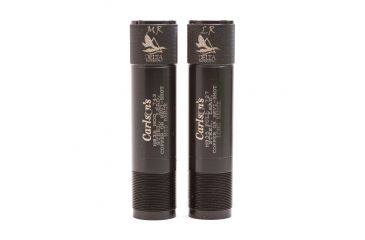Image of Carlson's Choke Tubes Mossberg 835/935 Delta Waterfowl 2 Pack, MR &amp; LR, Black, 12068
