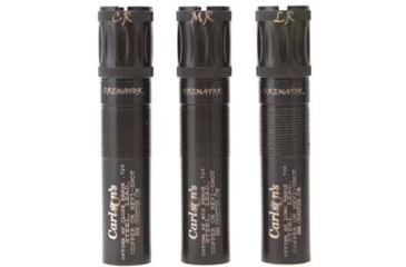 Image of Carlsons Choke Tubes Cremator Non-Ported 12 Gauge Beretta Optima HP Waterfowl Choke Tubes - 3 Pack Close Range, Medium Range &amp; Long Range, Black, 11669