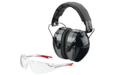 Image of Champion Eyes and Ears Combo - Hearing Protection and Shooting Glasses, Dark 40622