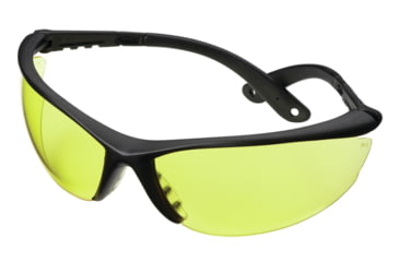 Image of Champion Shooting Glasses with Open Black Frame and Yellow Lenses 40604