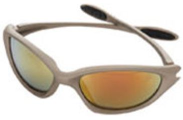Image of Champion Target Sunglasses w/ Full Bronze Frame-Orange Lenses