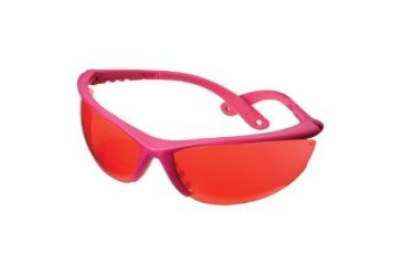 Image of Champion Targets Shooting Glasses w/ Open Pink Frame and Rose Lenses