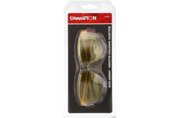Image of Champion Traps and Targets Ballstic Shooting Glasses, 1 Pair, Amber, 42701