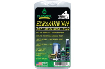 Image of Clenzoil Pistol Essentials Kit, 357/38 Caliber/9 mm, Black, 3808