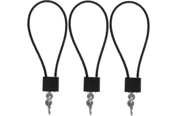 Image of Condition 1 Keyed 15&quot; Cable Gun Locks 3PK, 30858-BLK-3PK