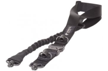 Image of Crosstac Ambi Premium Gun Sling, Black w/ Cobra Buckle, Regular, 135025-BLK-COBRA