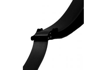 Image of Crosstac Outfitter Gun Sling 1 1/4 inch, Black Biothane, Locking Sling Swivels, Black, Regular, 110020-BLK-LSS
