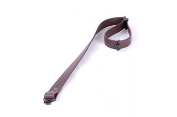 Image of Crosstac Outfitter Gun Sling 1 1/4 inch, Brown Biothane, Locking Sling Swivels, Brown, Regular, 110020-BRN-LSS