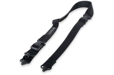 Image of Crosstac Tactical Ambi Sling Solid, QD, Black, Long, 135027-BLK-QD-L