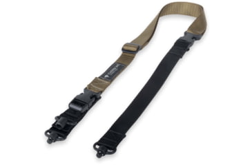 Image of Crosstac Tactical Ambi Sling Solid, QD, Coyote Brown, Long, 135027-CB-QD-L