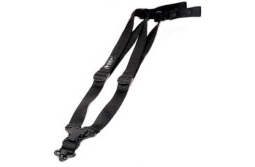 Image of Crosstac V-Point Sling, HK Connectors, Black, 135033-BLK-HK