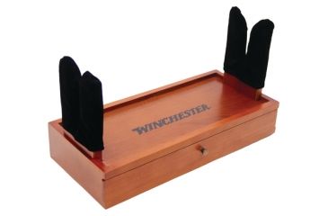Image of Dac Technologies Winchester Real Wood Gun Cleaning Station With 17 Piece Gun Cleaning Kit