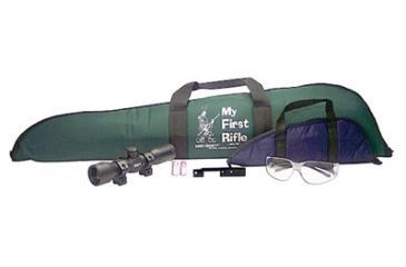 Image of Davey Crickett Deluxe Accessory Kit Gun Case 4x32mm Scope/Mount/Safety Kit and Certificate for Shirt 700