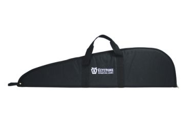 Image of Davey Crickett Scoped Rifle Case With Keystone Sporting Arms Logo And Name Black