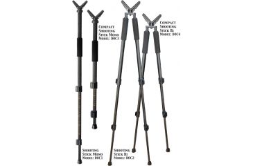 Image of Dead Deer 62in Dead-On 360 quick action Shooting Stick, BiPod DOC2