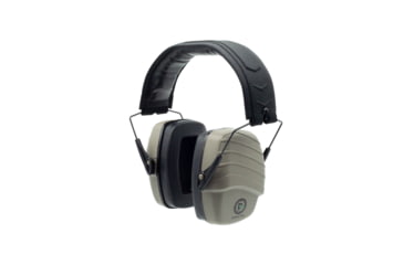 Image of Double Tap Industries Passive Earmuffs - Hearing Protection, Tan/Black, EM-P-001