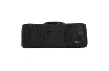 Image of Doublestar Tacprogear Tactical Rifle Case,  with logo, 35 in, Black DSCGC102