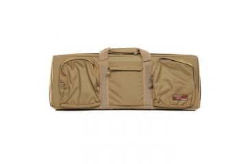 Image of Doublestar Tacprogear Tactical Rifle Case, with logo, 32 in, Coyote Tan DSCGC101T