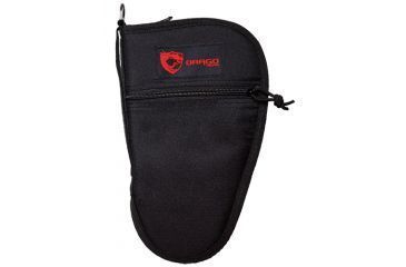 Image of Drago Gear Pistol Case 600D Polyester, Zipper Mag Pouch, Black, 12314BL