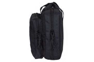 Image of Drago Gear Double Pistol Case, 600D Polyester, 12.5x9.5x4.5in, Black, 12315BL