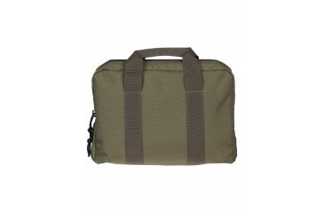 Image of Drago Gear Double Pistol Case, 600D Polyester, 12.5x9.5x4.5in, Green, 12315GR
