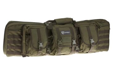 Image of Drago Gear Tactical Double Gun Case 42in, 600D Polyester, Green, 12323GR
