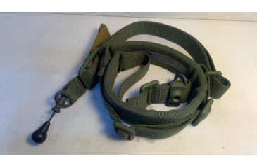Image of EDEMO Blue Force Gear Vickers 2-to-1 Padded Sling, RED Swivel Version w/Nylon Adjuster and Hardware, OD Green VCAS-2TO1-RED-200-AA-OD, EDEMO2