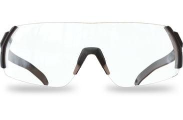 Image of Edge Eyewear Urgent Fury Shooting Glasses, Black Frame, Clear Vapor Shield Lenses, Standard, UF11VS