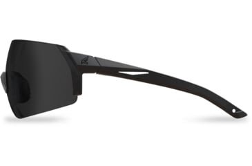 Image of Edge Eyewear Urgent Fury Shooting Glasses, Black Frame, Polarized Smoke Vapor Shield Lenses, Standard, UF16PVS